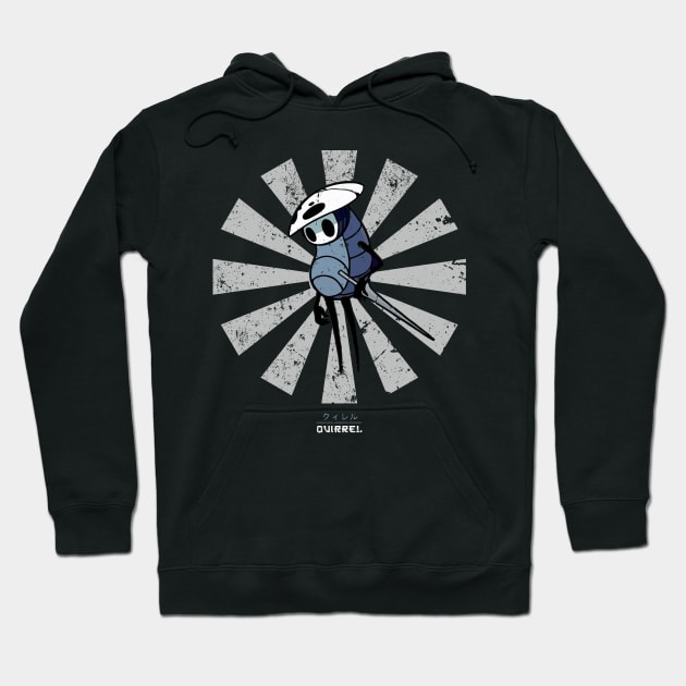 Quirrel Retro Japanese Hollow Knight Hoodie by Nova5